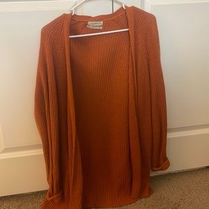 Urban Outfitters Burnt Orange Oversize Cardigan